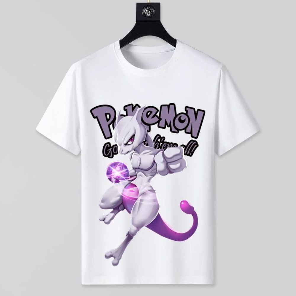 Anime Merchandise Shop - Мужская новая летняя новая белая футболка