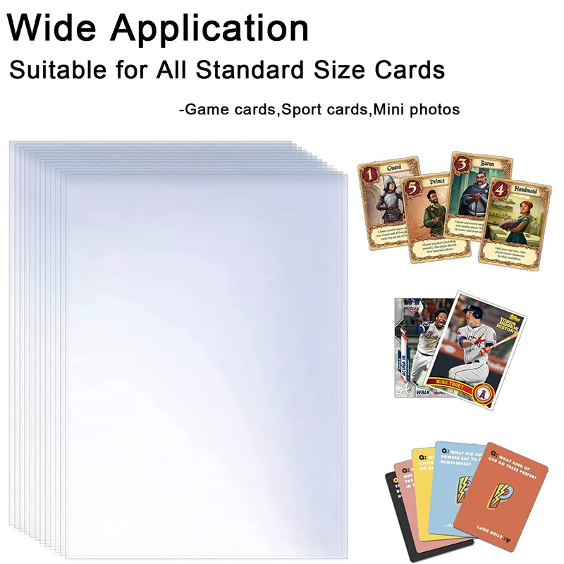 Themed Playing Card - 200 шт. прозрачный чехол для игральной