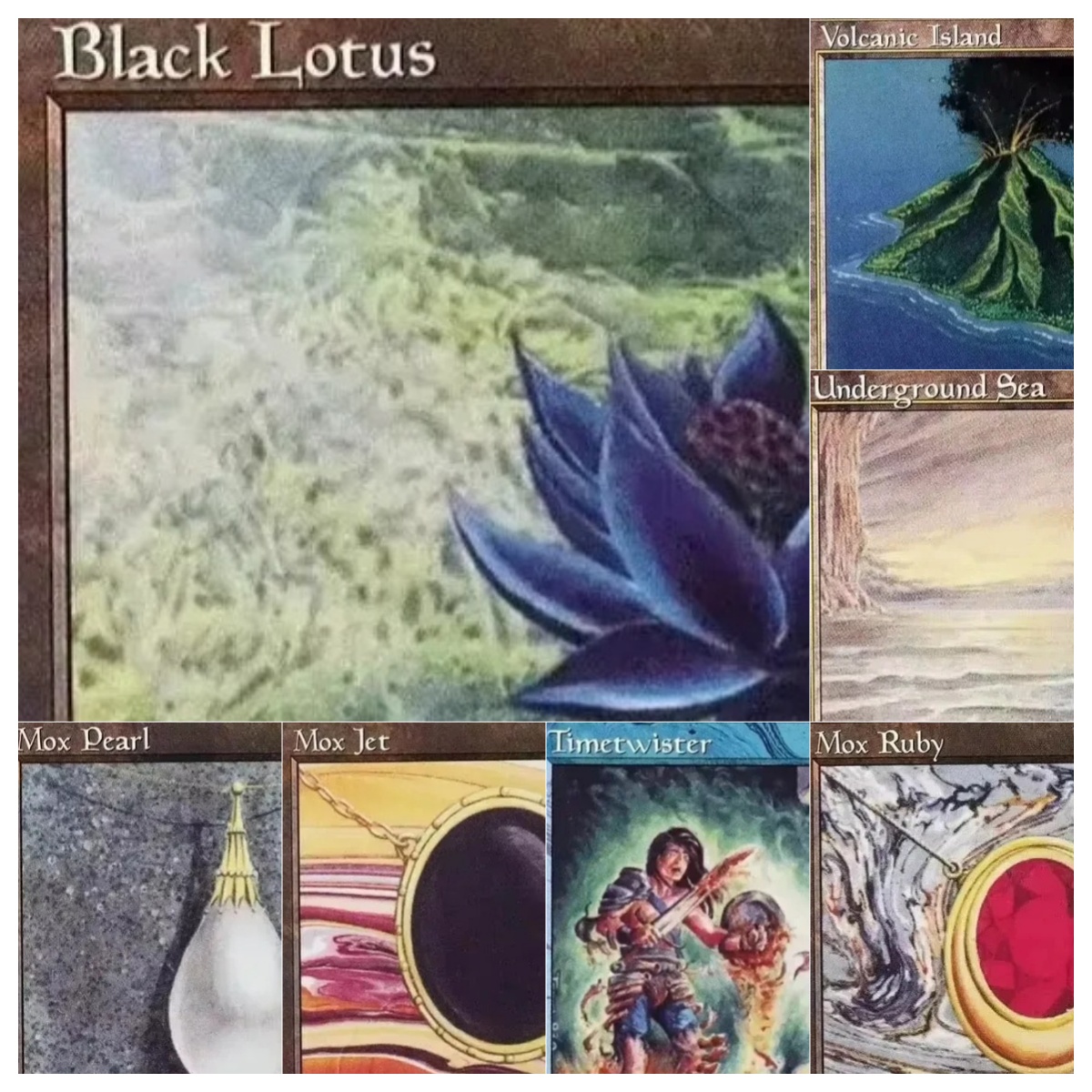 Themed Playing Card - 30th [Blacklotus Scrubland] TCG Волшебные карты