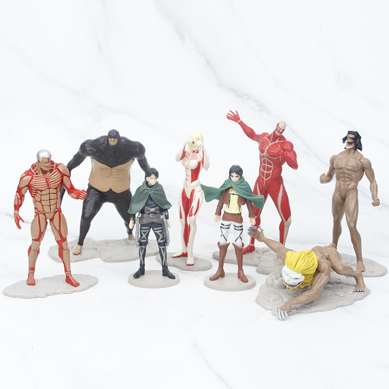 Kotobukiya Artfx - 8 шт., аниме-фигурки «Атака Титанов», бронированные