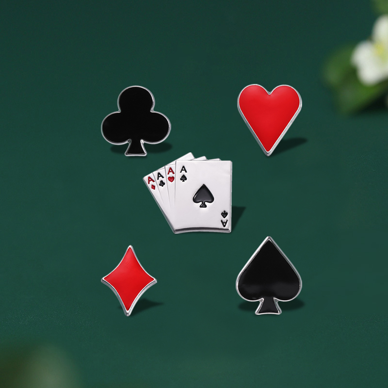 Эмалированные булавки для игра – обзор и цена Themed Playing Card